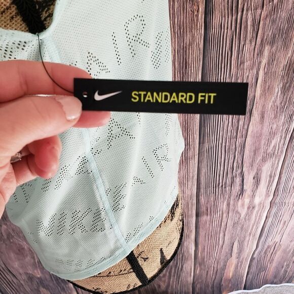 NWT NIKE Dri-Fit Baby Blue Lightweight Running Top - Picture 10 of 14